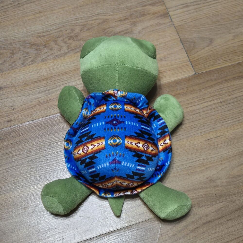 Nu Trends Kraffs Western Native American Pattern Plush Turtle